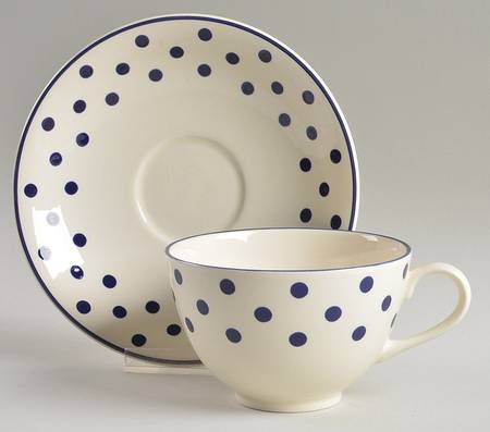 Polka Breakfast Cup & Saucer Set