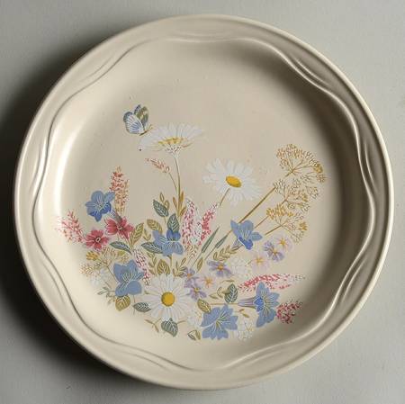 Springtime Salad Plate by Poole Pottery