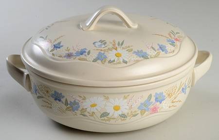 Springtime Round Covered Vegetable