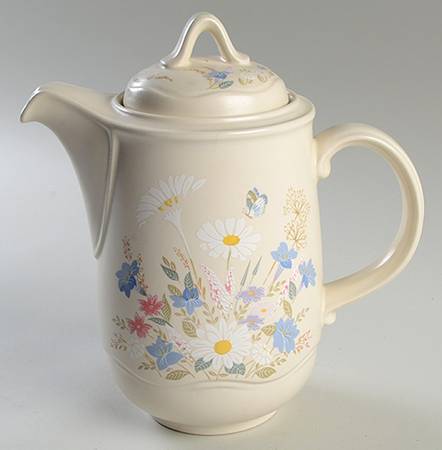 Springtime Coffee Pot & Lid
