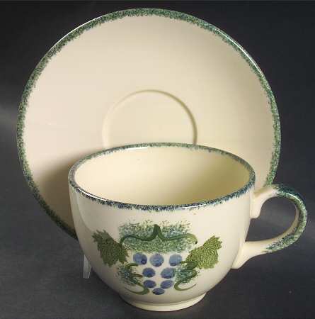 Vineyard Jumbo Cup & Saucer Set