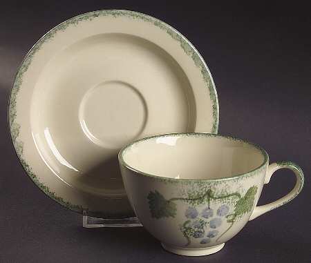 Vineyard Breakfast Cup & Saucer Set