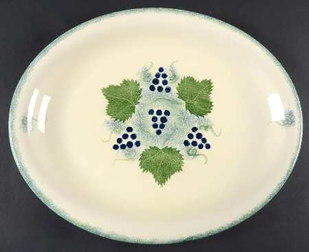 Vineyard 14" Oval Serving Platter