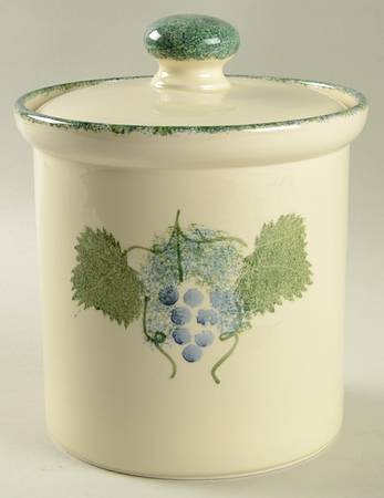 Vineyard Medium Canister & Lid