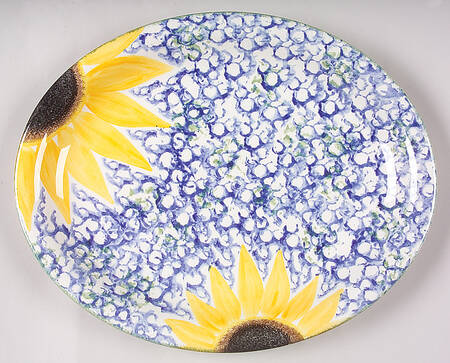 Vincent 14" Oval Serving Platter