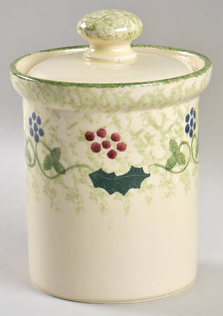 Winter Vine 7" Storage Jar & Lid