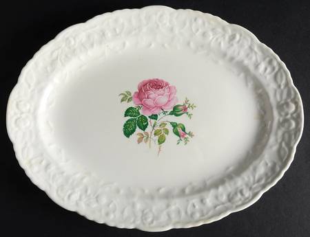 Bilton Rose 11" Oval Serving Platter