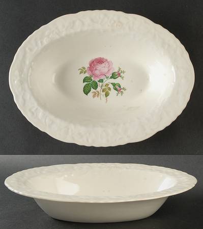 Bilton Rose 9" Oval Vegetable Bowl