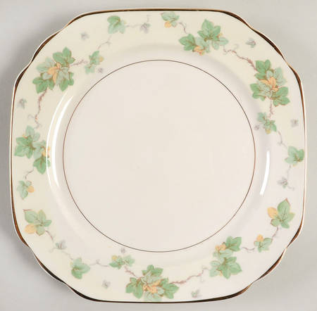 American Ivy Square Salad Plate