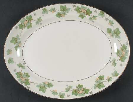 American Ivy 15" Oval Serving Platter