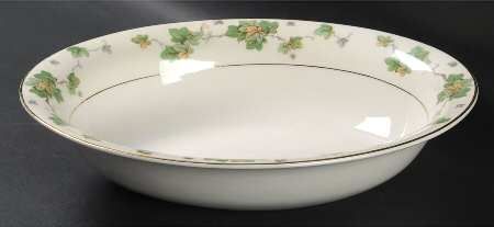 American Ivy 10" Oval Vegetable Bowl