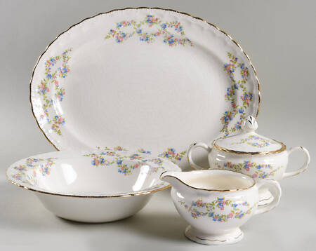 Blue Belle 5 Piece Hostess Set