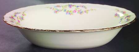Blue Belle 9" Oval Vegetable Bowl