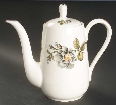 Black Rose Coffee Pot & Lid