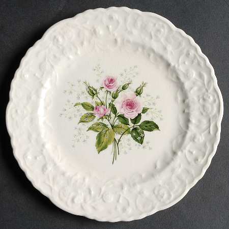 Cathay Rose Dessert/Pie Plate