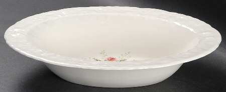 Cathay Rose 10" Oval Vegetable Bowl