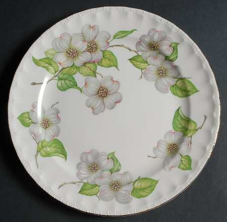 Dogwood (Shell Edge) Luncheon Plate