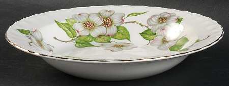 Dogwood (Shell Edge) Rim Soup Bowl