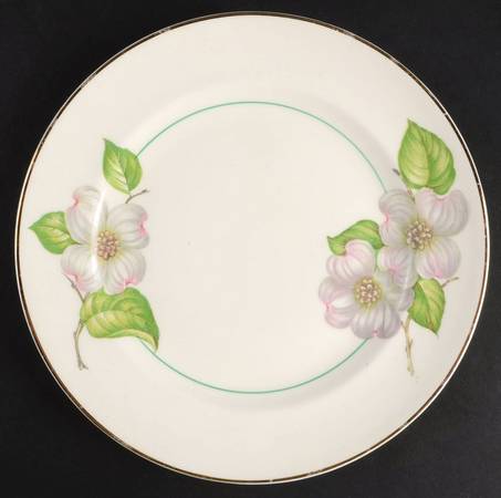 Dogwood (Smooth Edge) Dessert/Pie Plate