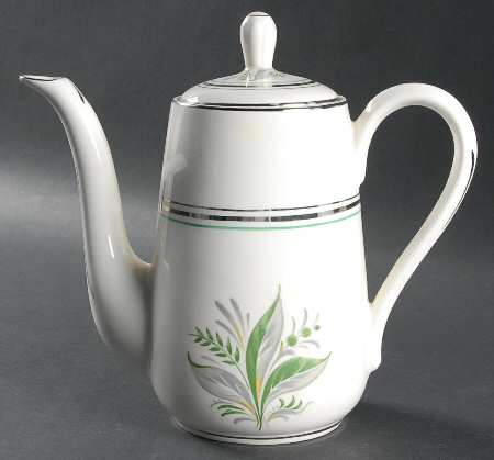 Encore (Platinum Inner Ring) Coffee Pot & Lid