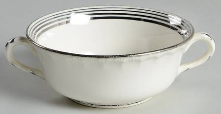 Estella Footed Cream Soup Bowl