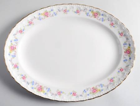 Flora Bell 15" Oval Serving Platter