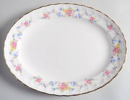 Flora Bell 11" Oval Serving Platter