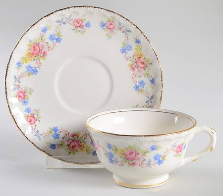 Flora Bell Footed Cup & Saucer Set