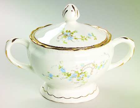 Fleurette Sugar Bowl & Lid