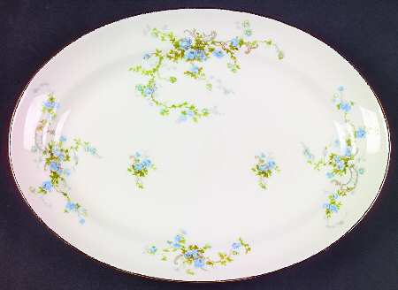 Fleurette 9" Oval Serving Platter