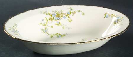 Fleurette 9" Oval Vegetable Bowl