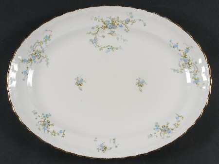 Fleurette 13" Oval Serving Platter