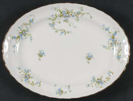 Fleurette 11" Oval Serving Platter
