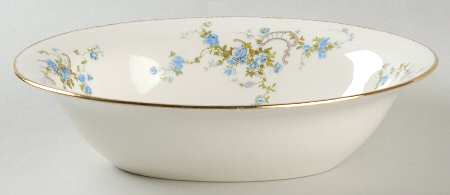 Fleurette 7" Oval Vegetable Bowl