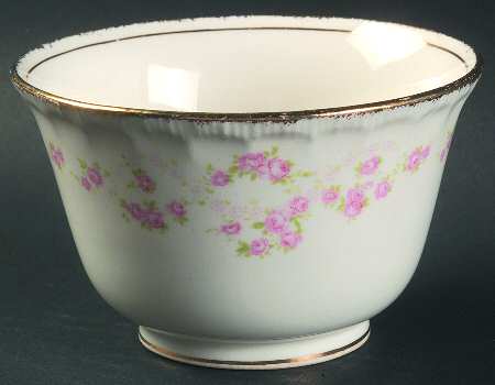 Florence (Scalloped Edge) Cranberry Bowl