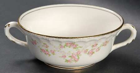 Florence (Scalloped Edge) Footed Cream Soup Bowl