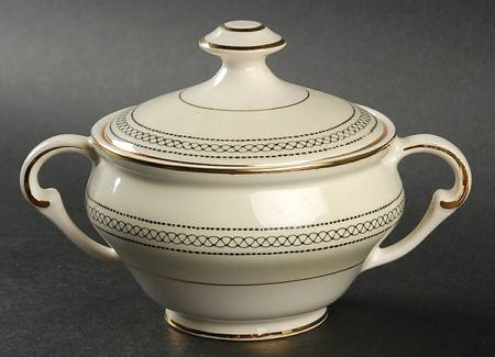 Formal Sugar Bowl & Lid