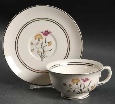 Jubilee Footed Cup & Saucer Set