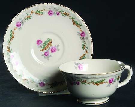 Largo Footed Cup & Saucer Set