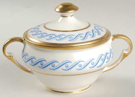 Liberty Blue Sugar Bowl & Lid