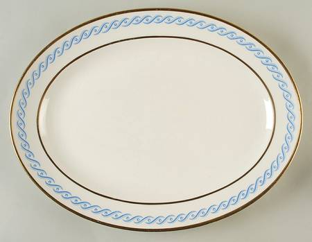 Liberty Blue 15" Oval Serving Platter