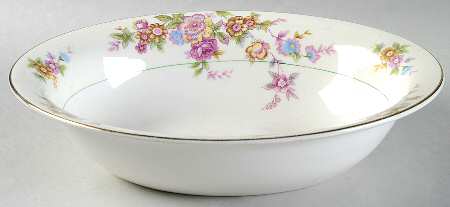 Louella 9" Oval Vegetable Bowl
