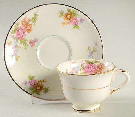 Louella Footed Demitasse Cup & Saucer Set