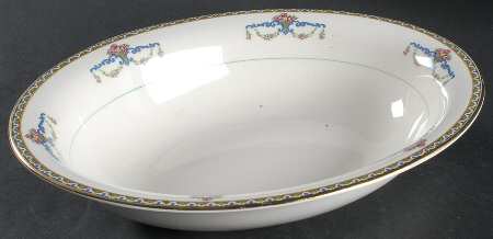 Melrose 10" Oval Vegetable Bowl