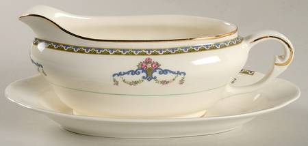 Melrose Gravy Boat & Underplate/Relish