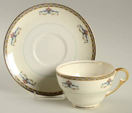 Melrose Footed Cup & Saucer Set