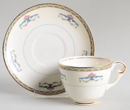 Melrose Footed Demitasse Cup & Saucer Set