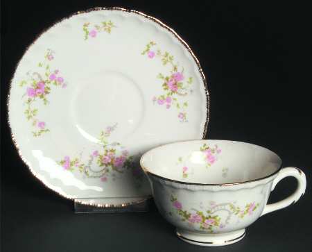 New Princess Footed Cup & Saucer Set