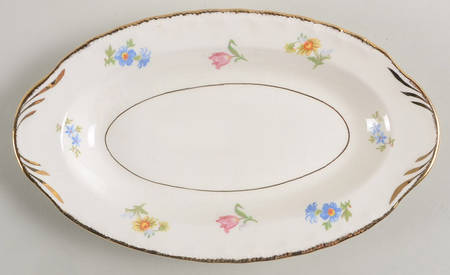 Pinafore (Brushed Gold Trim) Relish/Gravy Underplate