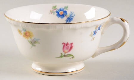 Pinafore (Brushed Gold Trim) Footed Cup